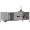 vidaXL Couchtisch Grau Sonoma 102x50x40 cm Holzwerkstoff