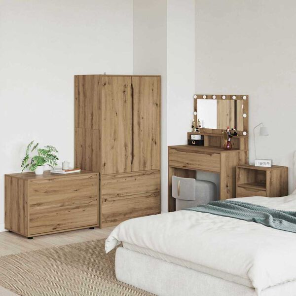 vidaXL Aufbewahrungsschrank Artisan-Eiche 80 x 48 x 57 cm