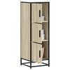 vidaXL Highboard Sonoma-Eiche 35,5x35x106,5 cm Holzwerkstoff Metall