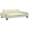 vidaXL Kindersofa Creme 90x53x30 cm Kunstleder