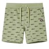 vidaXL Kindershorts mit Kordelzug Helles Khaki 128