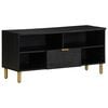 vidaXL TV-Schrank Schwarz 100x33x46 cm Holzwerkstoff