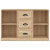 vidaXL Sideboard Sonoma-Eiche 104,5x35,5x67,5 cm Holzwerkstoff