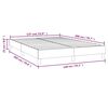 vidaXL Boxspringbettgestell Schwarz 140x200 cm Stoff