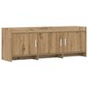 vidaXL TV-Schr&auml;nk 130 x 33 x 47 cm Artisan-Eiche Holzwerkstoff