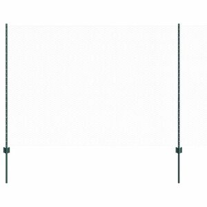 vidaXL Sechseckzaun mit Pfosten 100 x 1,6 m PVC-beschichteter Stahl