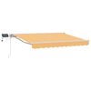 vidaXL Manueller Markisenrahmen mit LEDs Sand 2,5 x 2 m