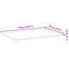 vidaXL Schreibtischplatte Unbehandelt 120x70x2 cm Massivholz Akazie