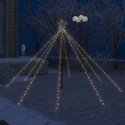 vidaXL Weihnachtsbaum-Lichterketten Indoor Outdoor 400 LEDs 2,5 m