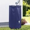 vidaXL Wassertank mit Wasserhahn Faltbar 380 L PVC