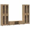 vidaXL TV-Schrankset FLORIN 3 pcs Artisan-Eiche Holzwerkstoff