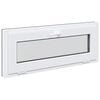 vidaXL Kellerfenster RISOR 100 x 40 cm PVC und Glas Anthrazit