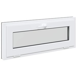 vidaXL Kellerfenster RISOR 100 x 40 cm PVC und Glas Anthrazit