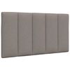 vidaXL Bettgestell ohne Matratze "Hanko" Taupe 80x200 cm Stoff