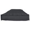 vidaXL Kissen Schwarz 140 x 40 x 8 cm Oxford-Stoff