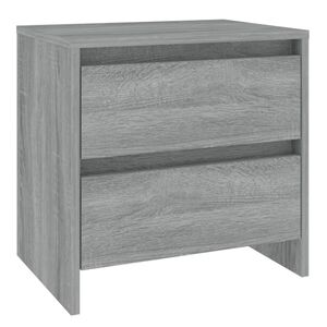 vidaXL Nachttisch Grau Sonoma 45x34,5x44,5 cm Holzwerkstoff