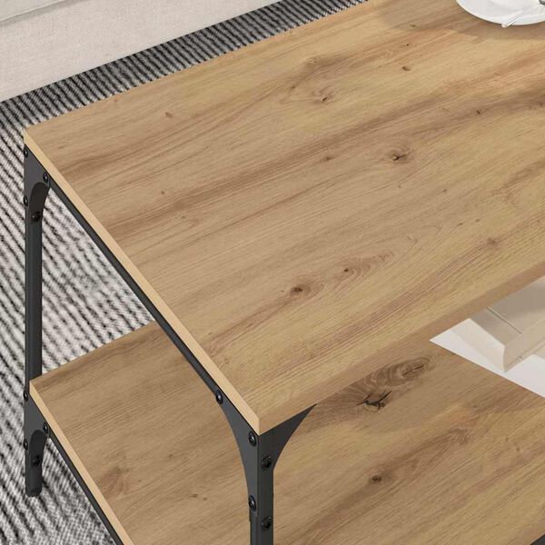 vidaXL Couchtisch Artisan-Eiche 81 x 50 x 40 cm Holzwerkstoff