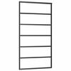 vidaXL Schiebet&uuml;r mit Beschlag 102x205 cm ESG-Glas & Aluminium