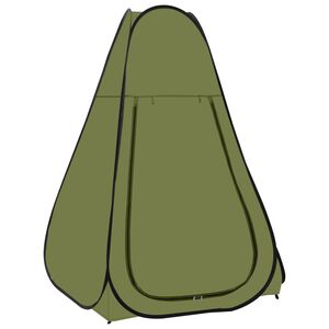 vidaXL Pop-Up Duschzelt Gr&uuml;n
