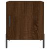 vidaXL Nachttisch Braun Eichen-Optik 40x40x50 cm Holzwerkstoff