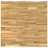 vidaXL Tischplatte mit Live Edge 70 x 70 x 3,2 cm Quadratisch