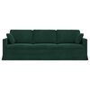 vidaXL Sofa Dunkelgr&uuml;n 228 x 78 x 80 cm Samt
