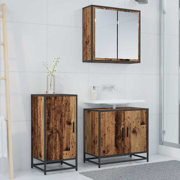 vidaXL Sideboard Altholz 35,5 x 35 x 76 cm