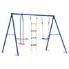 vidaXL Outdoor Schaukelset Mehrfarbig 263 x 185 x 185 cm Stahl und PE