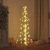 vidaXL Weihnachtsbaum mit 100 LEDs Warmes Wei&szlig; 120 cm PET
