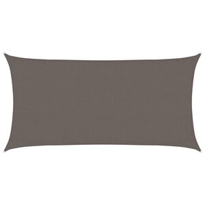 vidaXL Sonnensegel 160 g/m&sup2; Anthrazit 3x6 m HDPE