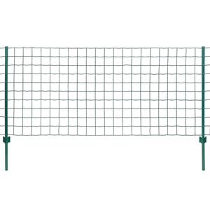 vidaXL Metallzaun Stahl 20 x 1 m Gr&uuml;n