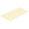 vidaXL Wandkopfteilen 12 pcs Creme 60 x 30 cm Kunstleder