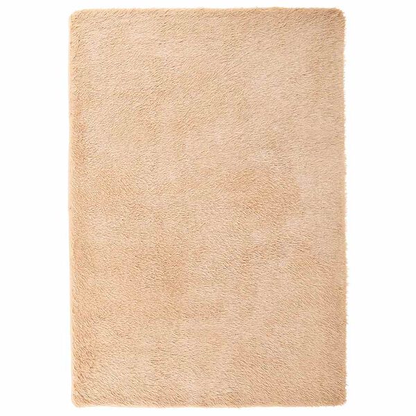 vidaXL Teppich Shaggy Hochflor NAVARRA Beige 200x290 cm Polyester