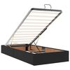 vidaXL Ottoman-Bett mit Matratze Schwarz 80x200 cm Kunstleder
