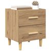vidaXL Bettschrank Artisan-Eiche 40 x 35 x 47,5 cm Holzwerkstoff