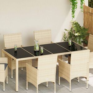 vidaXL Tischplatte 4 pcs Schwarz Geh&auml;rtetes Glas