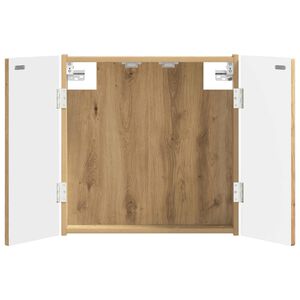 vidaXL Dartboard Schrank ARNHEM Artisan-Eiche 52,5 x 10,5 x 53,5 cm