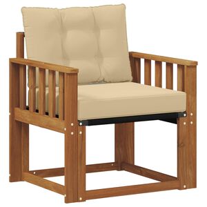vidaXL Outdoor-Sofa Massivholz Akazie Natur