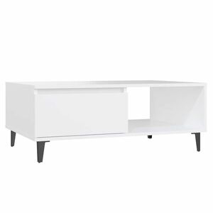 vidaXL Couchtisch Wei&szlig; 90x60x35 cm Holzwerkstoff