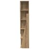 vidaXL Eckschrank Artisan-Eiche 27,5x27x140cm Holzwerkstoff