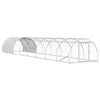 vidaXL H&uuml;hnerunterkunft Silber 800 x 150 x 100 cm Verzinkter Stahl