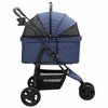 vidaXL Faltbarer Haustierwagen Blau 78 x 54 x 101 cm 600D Oxford Stoff