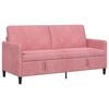 vidaXL Sofa mit Stauraum 3-Sitzer Rosa 172 x 78 x 87 cm Polyester