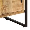 vidaXL B&uuml;cherregal 4 Ebenen 124x30x180 cm Raues Mangoholz