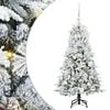 vidaXL K&uuml;nstlicher klappbarer Weihnachtsbaum Wei&szlig; 120 cm PE und PVC