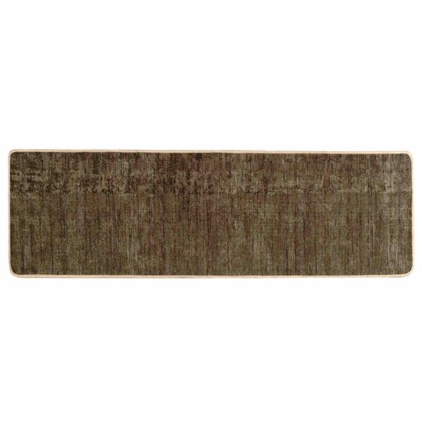 vidaXL Teppichl&auml;ufer MARSA Waldgr&uuml;n 150 x 50 cm Polyester und PVC