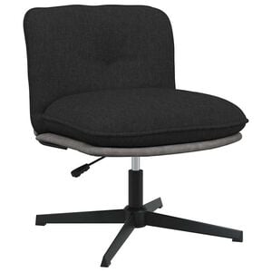 vidaXL B&uuml;rostuhl Drehbar Schwarz Stoff
