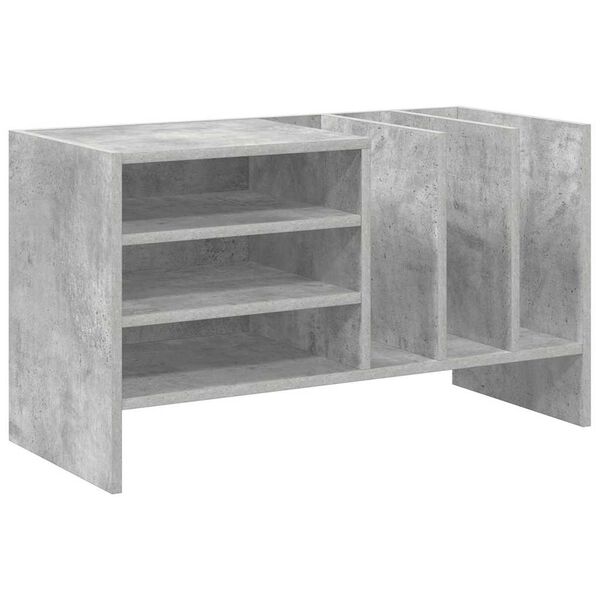 vidaXL Schallplattenschrank Beton Grau 78,5 x 35 x 45 cm Holzwerkstoff
