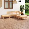 vidaXL 5-tlg. Garten-Lounge-Set Massivholz Kiefer
