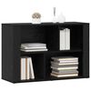 vidaXL Sideboard Schwarz Eichen-Optik 80 x 30 x 53 cm Holzwerkstoff